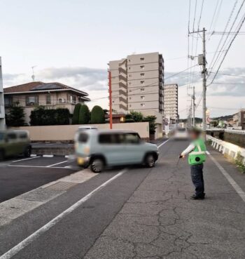 朝から夜まで警備対応！